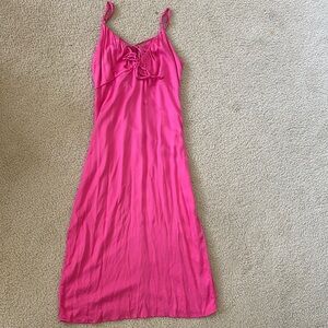 Hot pink sundress
